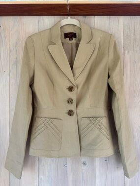 Merona Linen Blazer Size 4